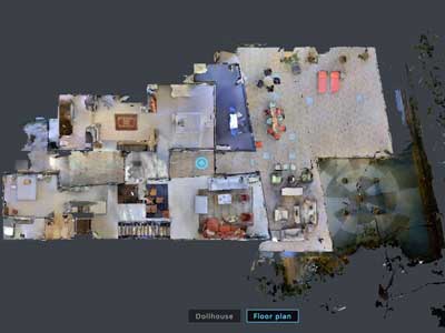 Matterport 3D scanning - floor plan